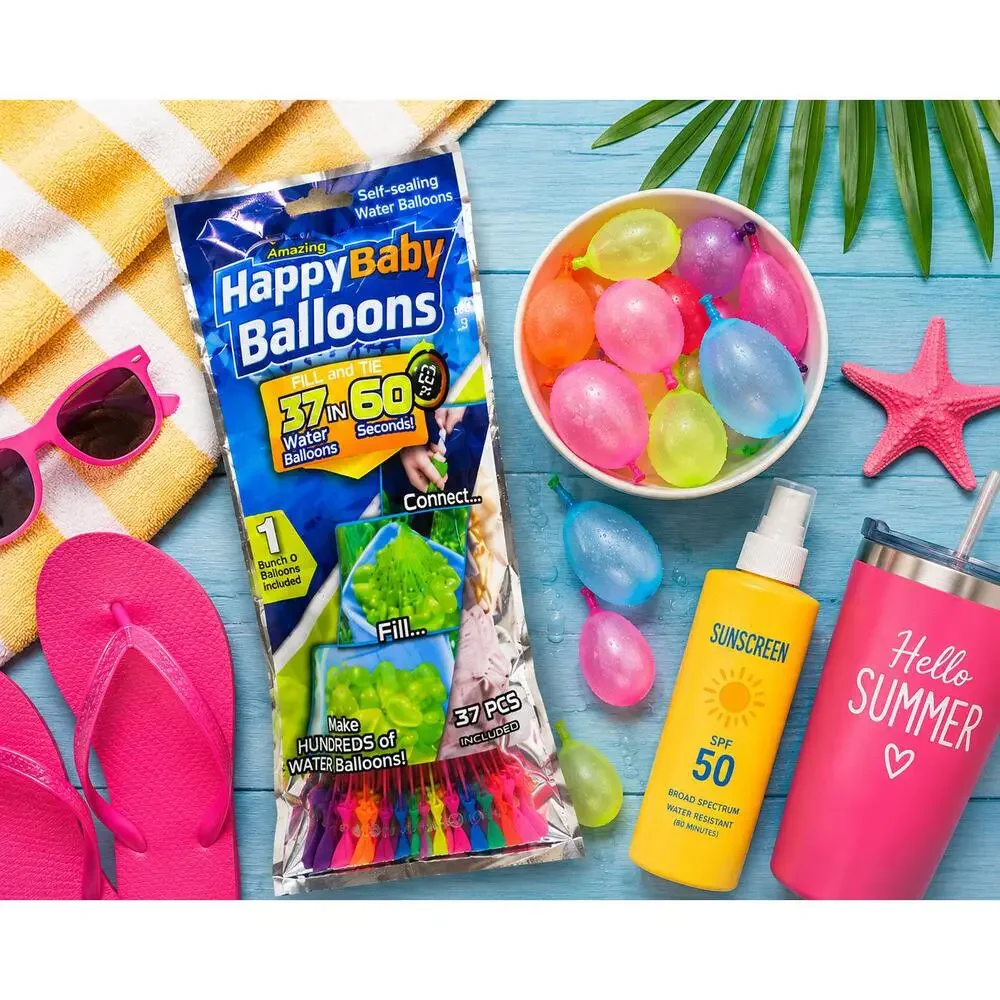 Splash Squad Quick-Fill Water Balloon Bundle | Self-Sealing Summer Water Balloo